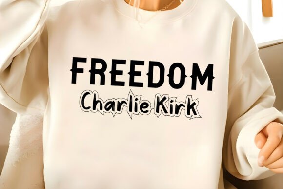 Charlie Kirk Freedom SVG, Freedom SVG