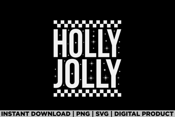 Holly Jolly Merry Christmas Holiday Tee Graphics