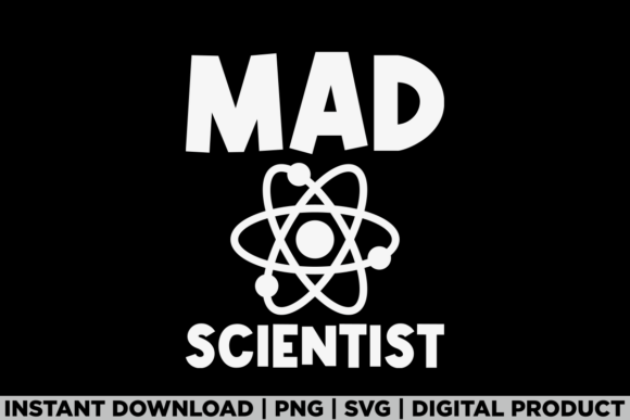 Mad Scientist Science Nerd Chemistry Fun Graphics
