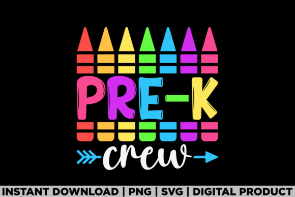 PreK Crew Teacher Team School Graduation Graphics